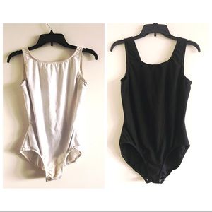 Leotard Bodysuit Bundle XL Black White